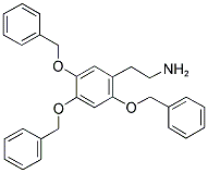 2-(2,4,5-TRIBENZYLOXY-PHENYL)ETHYLAMINE HYDROCHLORIDE Struktur