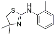 (4,4-DIMETHYL-4,5-DIHYDRO-THIAZOL-2-YL)-O-TOLYL-AMINE Struktur