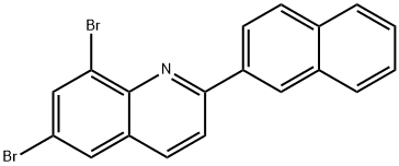 6,8-DIBROMO-2-(2-NAPHTHYL)QUINOLINE Struktur