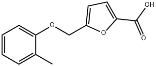 5-O-TOLYLOXYMETHYL-FURAN-2-CARBOXYLIC ACID Struktur