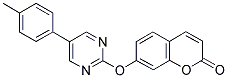 7-([5-(4-METHYLPHENYL)PYRIMIDIN-2-YL]OXY)-2H-CHROMEN-2-ONE Struktur