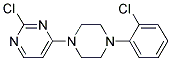 2-CHLORO-4-[4-(2-CHLOROPHENYL)-1-PIPERAZINYL]PYRIMIDINE Struktur