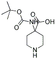 4-TERT-BUTOXYCARBONYLAMINO-PIPERIDINE-4-CARBOXYLIC ACID Struktur