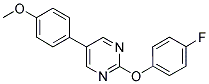 2-(4-FLUOROPHENOXY)-5-(4-METHOXYPHENYL)PYRIMIDINE Struktur