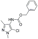 BENZYL N-(5-CHLORO-1,3-DIMETHYL-1H-PYRAZOL-4-YL)CARBAMATE Struktur