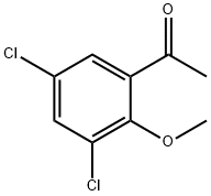 3,5-DICHLORO-2-METHOXYACETOPHENONE Struktur