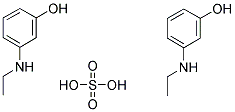 3-ETHYLAMINOPHENOL HEMISULFATE Struktur