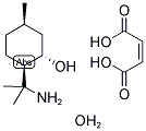 (1S,2R,5R)-2-(1-AMINO-1-METHYLETHYL)-1-HYDROXY-5-METHYLCYCLOHEXANE, MALEIC ACID SALT, HYDRATE Struktur