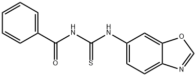 N-(1,3-BENZOXAZOL-6-YL)-N'-BENZOYLTHIOUREA Struktur