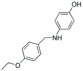 4-((4-ETHOXYBENZYL)AMINO)PHENOL Struktur