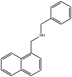 BENZYL-NAPHTHALEN-1-YLMETHYL-AMINE Struktur