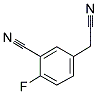 3-CYANO-4-FLUOROPHENYLACETONITRILE Struktur