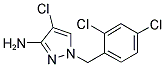 4-CHLORO-1-(2,4-DICHLORO-BENZYL)-1H-PYRAZOL-3-YLAMINE Struktur