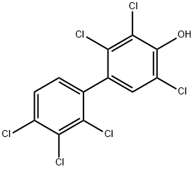 2,2',3,3',4',5-HEXACHLORO-4-BIPHENYLOL Struktur