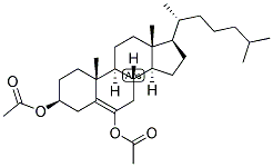 5-CHOLESTEN-3-BETA, 6-DIOL DIACETATE Struktur