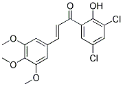 3',5'-DICHLORO-2'-HYDROXY-3,4,5-TRIMETHOXYCHALCONE Struktur