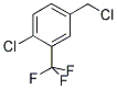 4-CHLORO-3-(TRIFLUOROMETHYL)BENZYL CHLORIDE Struktur