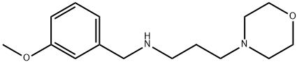 (3-METHOXY-BENZYL)-(3-MORPHOLIN-4-YL-PROPYL)-AMINE Struktur