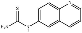 N-(6-QUINOLINYL)THIOUREA Struktur