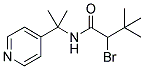N-[DIMETHYL-(PYRIDIN-4-YL)METHYL]-2-BROMO-3,3-DIMETHYLBUTANAMIDE Struktur