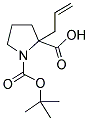 BOC-ALPHA-ALLYL-(D,L)-PROLINE Struktur