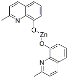 BIS(2-METHYL-8-HYDROXYQUINOLINATO)ZINC Struktur