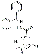 ADAMANTANE-1-CARBOXYLIC ACID BENZHYDRYLIDENE-HYDRAZIDE Struktur