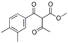 2-(3,4-DIMETHYL-BENZOYL)-3-OXO-BUTYRIC ACID METHYL ESTER Struktur