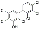 2,2',3',4,4',5-HEXACHLORO-3-BIPHENYLOL Struktur