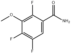 3-METHOXY-2,4,5-TRIFLUOROBENZAMIDE Struktur