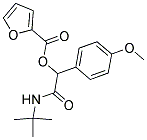 2-(TERT-BUTYLAMINO)-1-(4-METHOXYPHENYL)-2-OXOETHYL 2-FUROATE Struktur