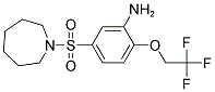 5-(AZEPANE-1-SULFONYL)-2-(2,2,2-TRIFLUORO-ETHOXY)-PHENYLAMINE Struktur