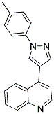 4-[1-(4-METHYLPHENYL)-1H-PYRAZOL-4-YL]QUINOLINE Struktur