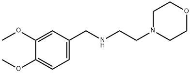 (3,4-DIMETHOXY-BENZYL)-(2-MORPHOLIN-4-YL-ETHYL)-AMINE Struktur