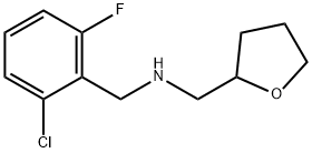 (2-CHLORO-6-FLUORO-BENZYL)-(TETRAHYDRO-FURAN-2-YL-METHYL)-AMINE Struktur