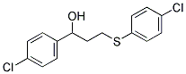 1-(4-CHLOROPHENYL)-3-[(4-CHLOROPHENYL)SULFANYL]-1-PROPANOL Struktur