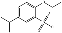 2-ETHOXY-5-ISOPROPYL-BENZENESULFONYL CHLORIDE Struktur