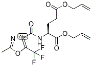 (L)-2-[[[2-METHYL-5-(TRIFLUOROMETHYL)OXAZOL-4-YL]CARBONYL]AMINO] PENTANEDIOIC ACID, DIALLYL ESTER Struktur