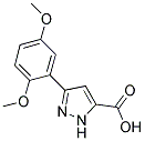 3-(2,5-DIMETHOXYPHENYL)-1H-PYRAZOLE-5-CARBOXYLIC ACID Struktur