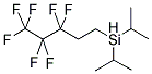 DIISOPROPYL-(1H,1H,2H,2H-PERFLUOROPENTYL)SILANE Struktur