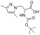 2-TERT-BUTOXYCARBONYLAMINO-3-(3,5-DIMETHYL-PYRAZOL-1-YL)-PROPIONIC ACID Struktur