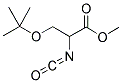 3-TERT-BUTOXY-2-ISOCYANATO-PROPIONIC ACID METHYL ESTER Struktur