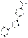 2-[1-(4-ISOPROPYLPHENYL)-1H-PYRAZOL-4-YL]PYRAZINE Struktur