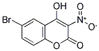 6-BROMO-4-HYDROXY-3-NITROCOUMARIN Struktur