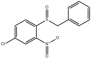 BENZYL 4-CHLORO-2-NITROPHENYL SULFOXIDE Struktur