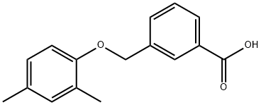 3-(2,4-DIMETHYL-PHENOXYMETHYL)-BENZOIC ACID Struktur