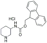 3-N-FMOC-AMINO-PIPERIDINE HYDROCHLORIDE Struktur