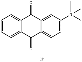 ANTHRAQUINONE-2-TRIMETHYLAMMONIUM CHLORIDE Struktur