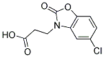 3-(5-CHLORO-2-OXOBENZO[D]OXAZOL-3(2H)-YL)PROPANOIC ACID Struktur