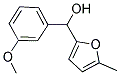 3-METHOXYPHENYL-(5-METHYL-2-FURYL)METHANOL Struktur